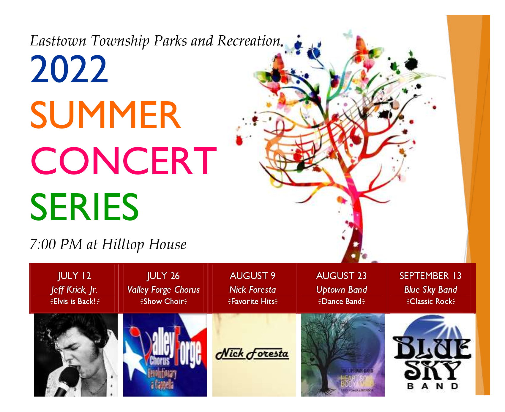 Eastown Township Inaugural Summer Music Series