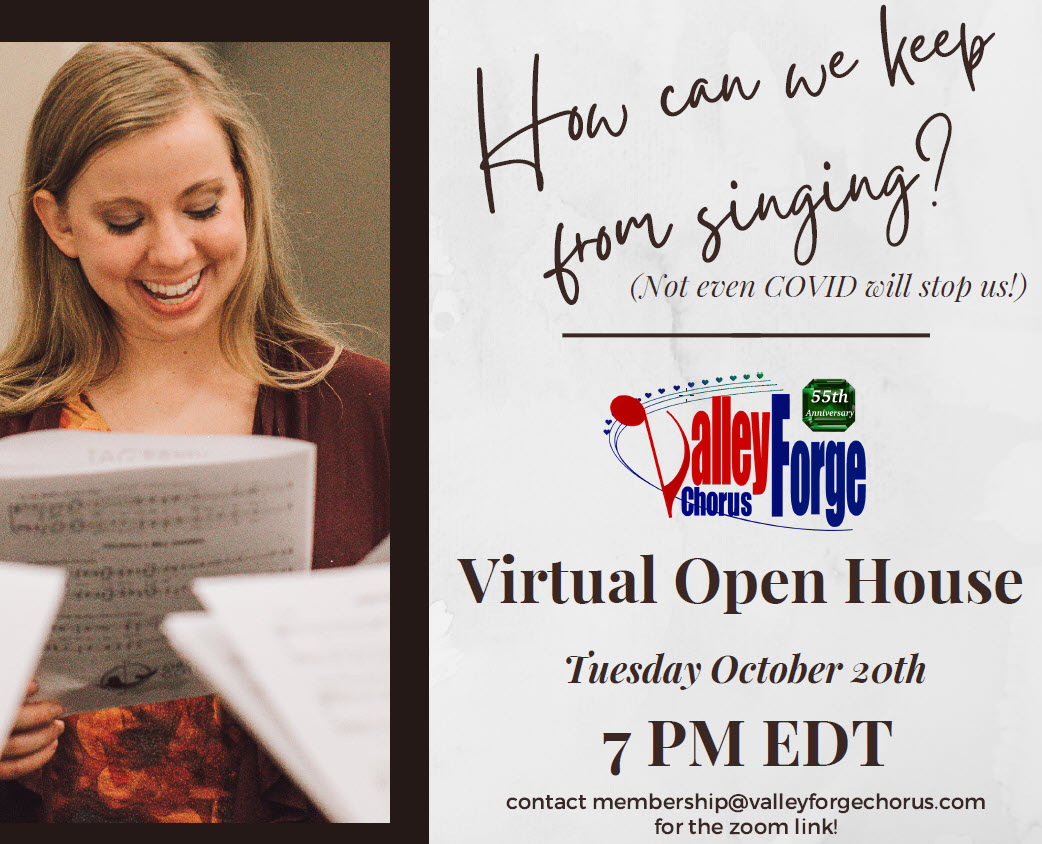 Virtual Valley Forge Chorus Open House